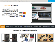 Tablet Screenshot of libertylockshop.com
